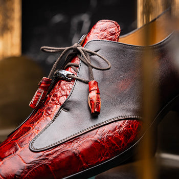 Marco Di Milano Anzio: Rustic Cognac Leather Shoe