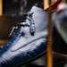 Marco Di Milano Anzio: Blue Jeans Leather Dress Shoe