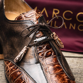 Marco_Di_Milano Anzio Orix Rustic Leather Shoes