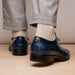 Marco Di Milano Anzio: Blue Jeans Leather Dress Shoe