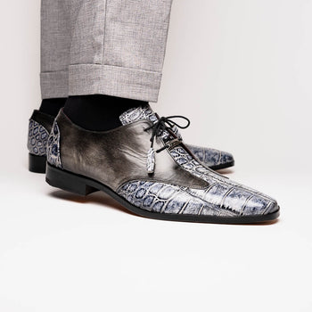 Anzio Newspaper Grey Shoe
