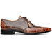 Marco Di Milano Anzio Orix Brown Alligator & Calfskin Derby