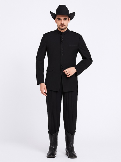 Apollo King Men's 2 Piece Nehru Styles Suit - Mandarin Collars