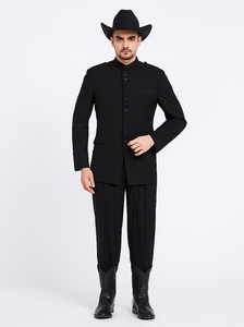 Apollo King Men's 2 Piece Nehru Style Suit - Mandarin Collars