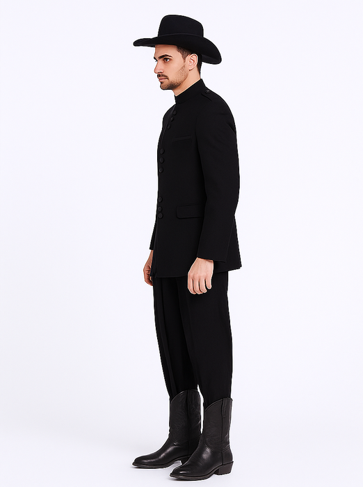 Apollo King Men's 2 Piece Nehru Styles Suit - Mandarin Collars