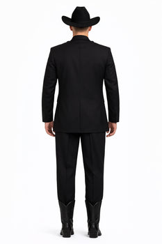 Apollo King Men's 2 Piece Nehru Style Suit - Mandarin Collars