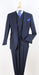 Apollo King Mens 3 Piece 100% Super 150s Wool Suit – High Fashion Double Breasted Vest, Peak Lapel Jacket