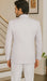 Apollo King Suit Men's 2 Pieces Nehru Style Suit Apollo King White