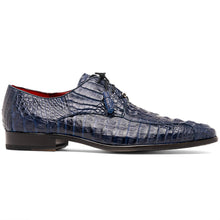 Marco Di Milano Apricena Caiman Crocodile Derby in Midnight