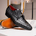 Marco Di Milano Apricena Black Leather Luxury Shoe