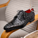 Marco Di Milano Apricena Black Leather Luxury Shoe