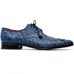 Marco Di Milano Apricena Caiman Crocodile Derby in Navy