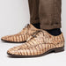 Marco Di Milano Apricena Caiman Crocodile Derby in Orix