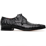 Marco Di Milano Apricena Caiman Crocodile Derby in Black