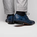 Marco Di Milano Apricena Caiman Crocodile Derby in Navy