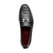 Marco Di Milano Adro Black Caiman Crocodile/Lizard Bit Loafers