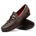 Marco Di Milano Adro Brown Caiman Crocodile/Lizard Bit Loafers