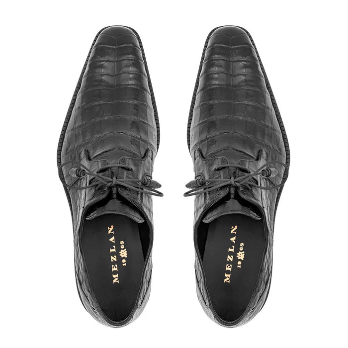 Mezlan Dark Brown  Crocodile Mens  Shoes Anderson