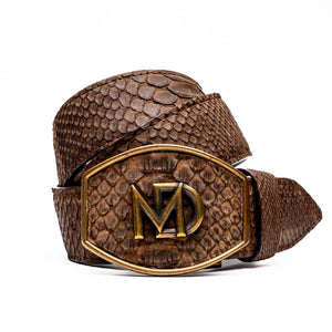 Marco Di Milano Arkansas Belt Brown Leather Dress Shoe
