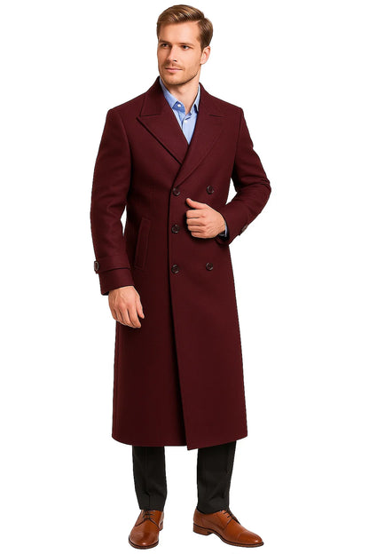 Mens Burgundy Trench Coat for Every Occasion - Image 9