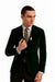 Men's Forest Velvet Tuxedo velour Men's blazer Jacket