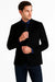 Black Velvet Blazer - Paisley Sport Coat - Slim Fit