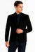 Black Velvet Blazer - Paisley Sport Coat - Slim Fit