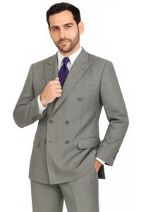 Cheap Plus Size Mens Grey Suit For Big Men Online - Big and Tall Sizes