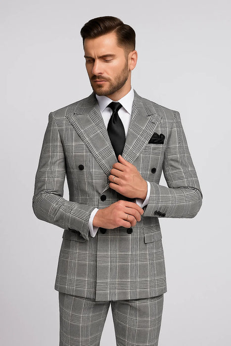 ROSSI MAN DOUBLE BREASTED SUIT ARTHUR RM2318