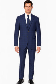 Renoir Marino Slim Fit Suit Style# Plaid Suit - Checkered Suit - Business Suit