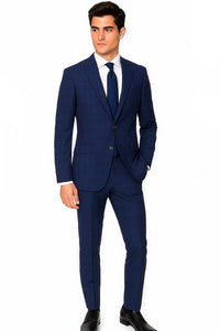 Renoir Marino Slim Fit Suit Style# Plaid Suit - Checkered Suit - Business Suit