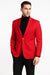 Red Big and Tall Blazer