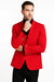 Red Big and Tall Blazer