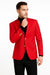 Red Big and Tall Blazer