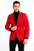 Red Big and Tall Blazer