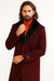 Men's Dark Burgundy ~ Wine ~ Maroon Big And Tall  Overcoat