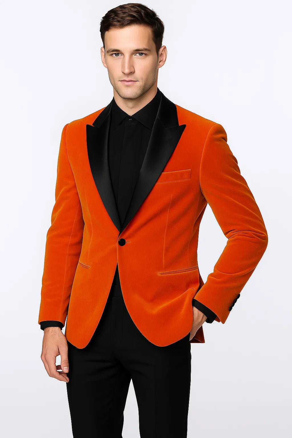 KINGSMAN EGGSY'S RIMMED COTTON-VELVET TUXEDO JACKET - Image 3