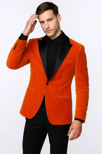 KINGSMAN EGGSY'S RIMMED COTTON-VELVET TUXEDO JACKET