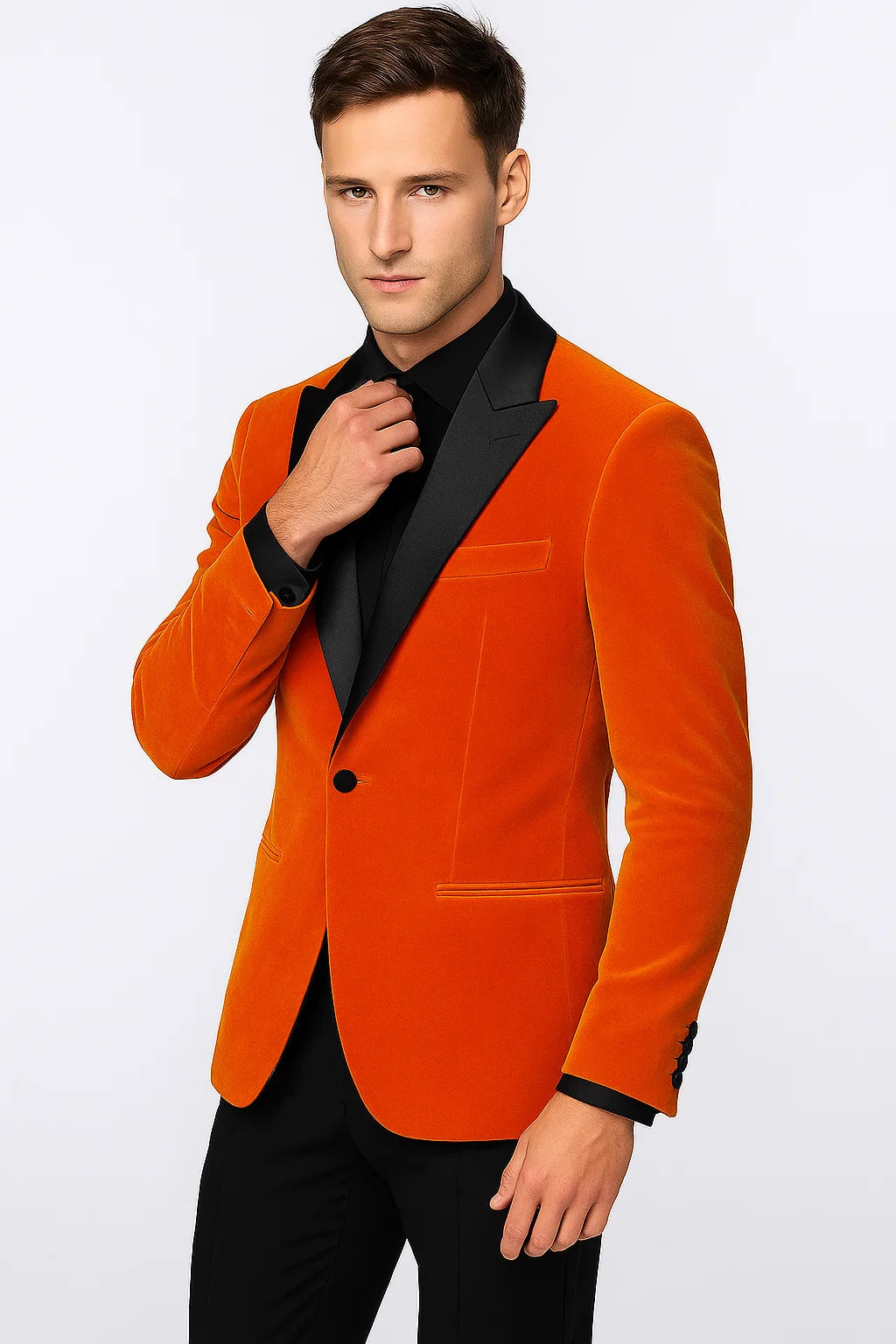 KINGSMAN EGGSY'S RIMMED COTTON-VELVET TUXEDO JACKET - Image 6