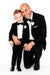 Dad And Son Black Matching Two Button Straight Fit Perfect for toddler Suit wedding  attire outfits Suits