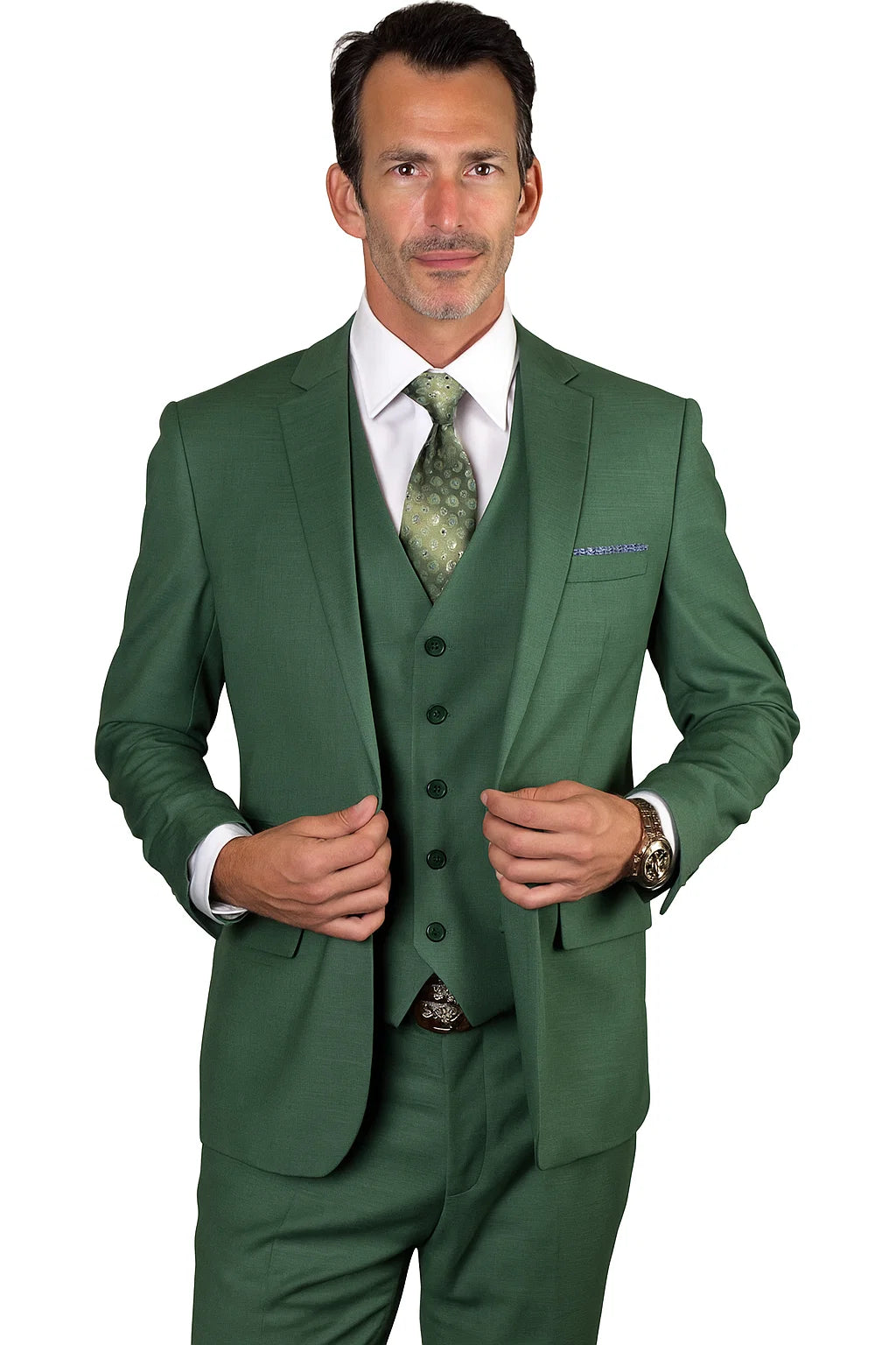 Forest Ultra Slim Fit Prom Suit or Wedding Suit for Men - Image 4