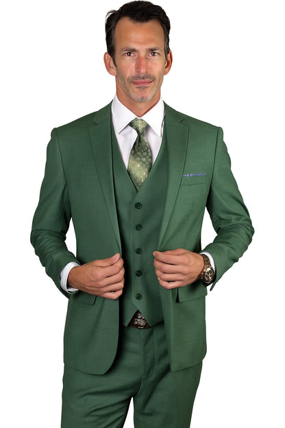 Forest Ultra Slim Fit Prom Suit or Wedding Suit for Men - Image 4