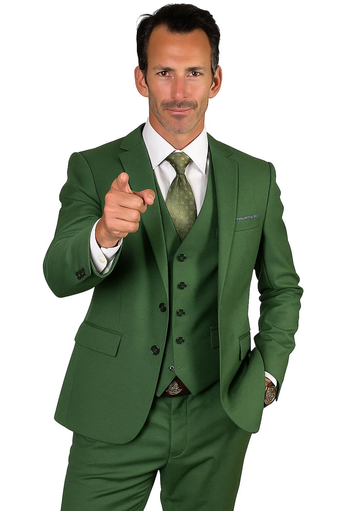 Forest Ultra Slim Fit Prom Suit or Wedding Suit for Men - Image 8
