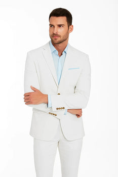 Men's Two Button White Cheap Priced Designer Fashion Dress Casual Blazer On Sale Blazer - Image 3