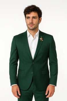 Mens Green Blazer Velvet Blazer Mens 2 Button Velvet Hunter ~ Olive Green Sportcoat Jacket