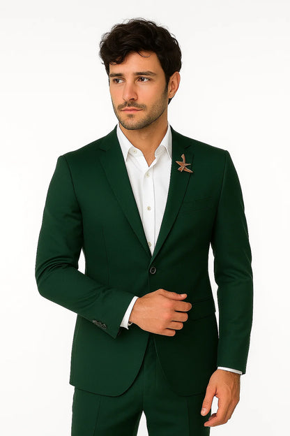 Mens Green Blazer Velvet Blazer Mens 2 Button Velvet Hunter ~ Olive Green Sportcoat Jacket - Image 6