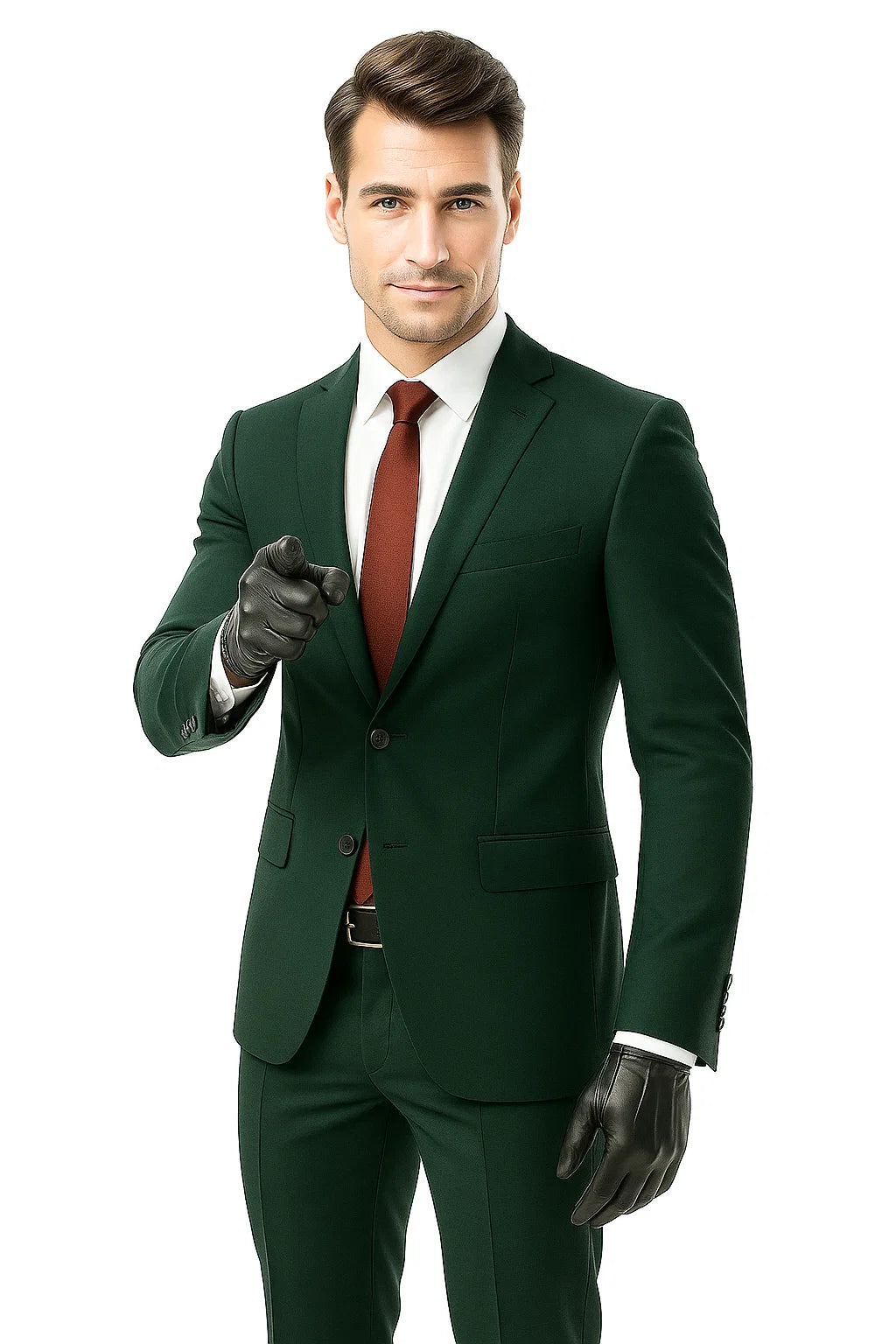 Men'S Hitman Agent 47 Black 2 Button Suit +Free Shirt And Tie - Image 4