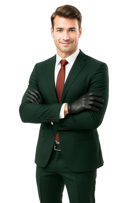 Men'S Hitman Agent 47 Black 2 Button Suit +Free Shirt And Tie