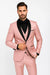 SKU#JA61429 Blush Tuxedo - Light Pink Tuxedo Suit