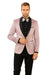 SKU#JA61428 Blush Tuxedo - Light Pink Tuxedo Suit